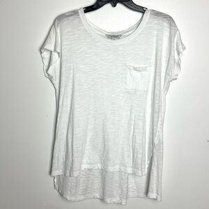 Liverpool‎ Los Angeles Women's White Short Sleeve Top S